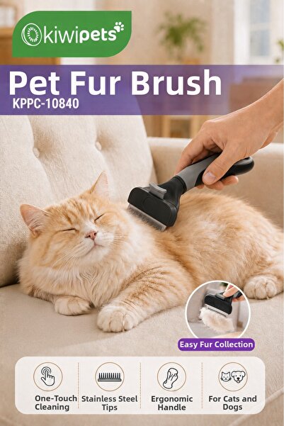 Tiny Kiwipets Kppc-10840 Pet Shaving Comb Black |   Knot Opener |   Ergonomic...