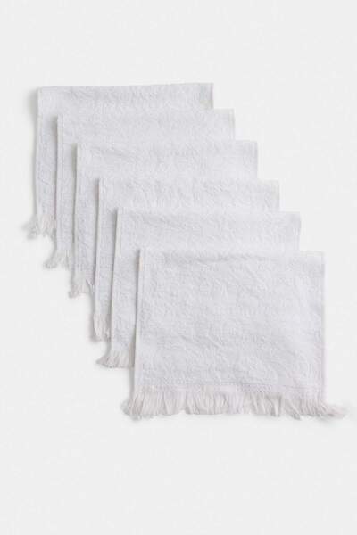 TRENDYOLMİLLA HOME 6-teiliges Jacquard-Küchentuch 30x50cm TPHSS26MH00014