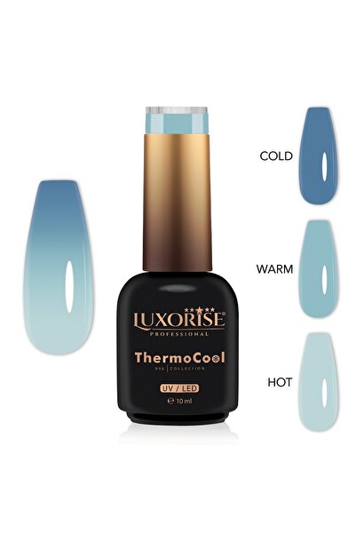 LUXORISE ThermoCool Θερμικό Ημιμόνιμο Βερνίκι Νυχιών 3 Χρωμάτων - Silky Sky 10ml