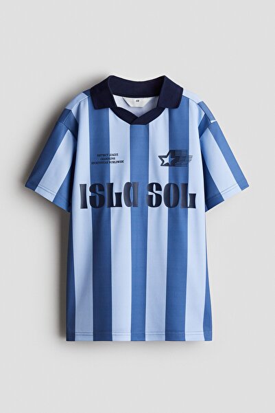 H&M Yakalı Futbol Tişörtü