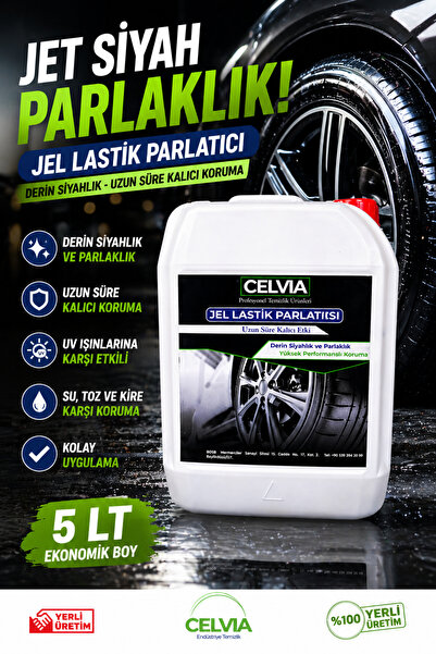 CELVIA Temizlik Oto Lastik Parlatıcı & Jel Lastik Parlatıcı Grand 5 kg