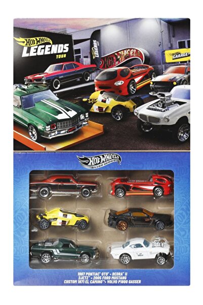 mattel HOT WHEELS LEGENDS SILVER SERIES SET 6 MASINUTE METALICE