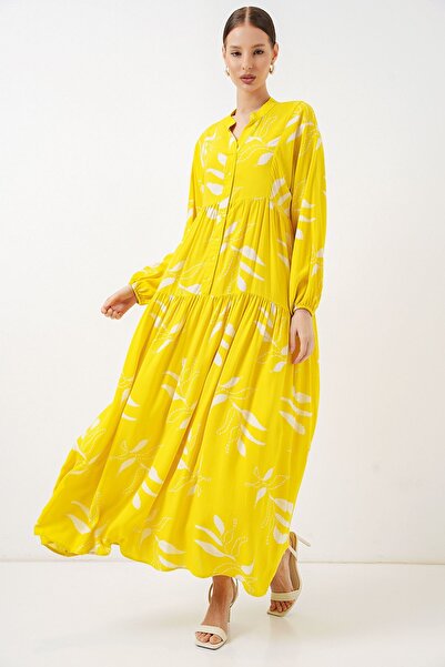 Hiccup BDART Printed maxi dress with V-neck