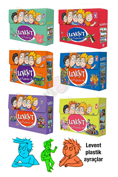 Timaş Çocuk Levent İz Peşinde 1-2-3-4-5-6 Hikaye Seti 30 Kitap