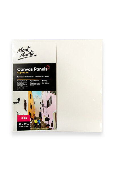 Mont Marte Kanvas Panel 30.5x30.5cm 2'li Signature