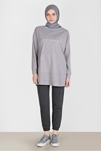 Alvina 42740 Model Printed Tracksuit Tunic