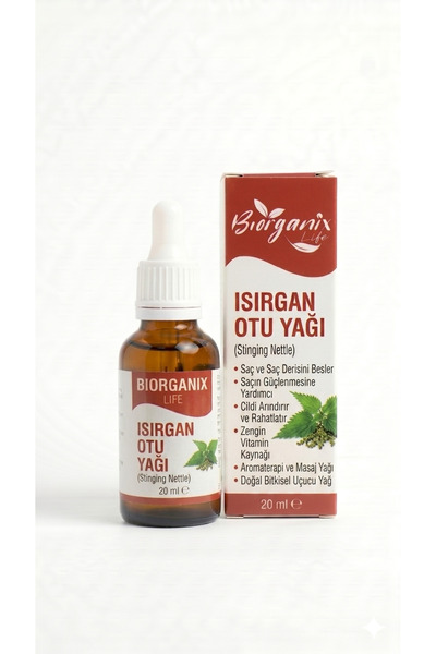 BİORGANİX Life Isırgan Otu Tohumu Yağı 20 ml – %100 Saf & Güçlü Bakım!