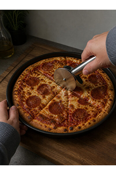 Alika Tekstil ve Ev Gereçleri Pizza Keseceği, Pratik Doğrayıcı, Pizza Dilimle...