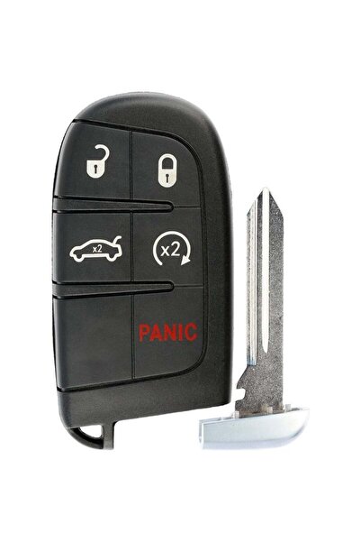 TECHSTAR Cheie auto completă Jeep, Chrysler, Dodge, 4+1 butoane, 433mhz, 46 c...