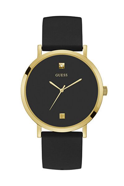 Guess ساعة تناظرية مرصعة بالألماس