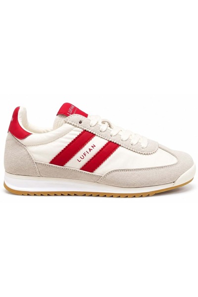 Lufian 121230067 Greta Deri Unisex Sneaker Ayakkabı KIRMIZI
