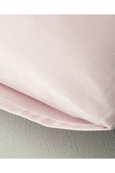 English Home Pure Pamuklu 2'li Yastık Kılıfı 50x70 cm Toz Pembe