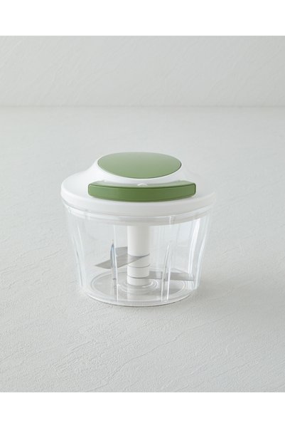 English Home Aster Plastic Handheld Round Kitchen Utensil 13X11 cm Green