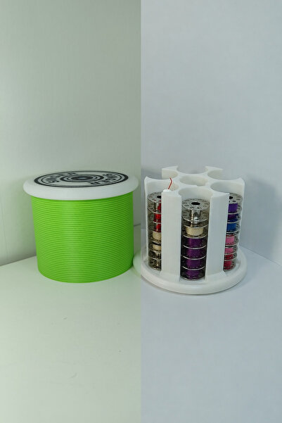 crafts3dstudio 30-Piece Bobbin Box – Thread Organizer |   3D Printing Storage...