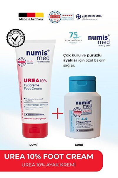 Numis Med UREA 10% Ayak Kremi 100 ml – Çok Kuru Ciltler, ve Atopik Cilt İçin ...