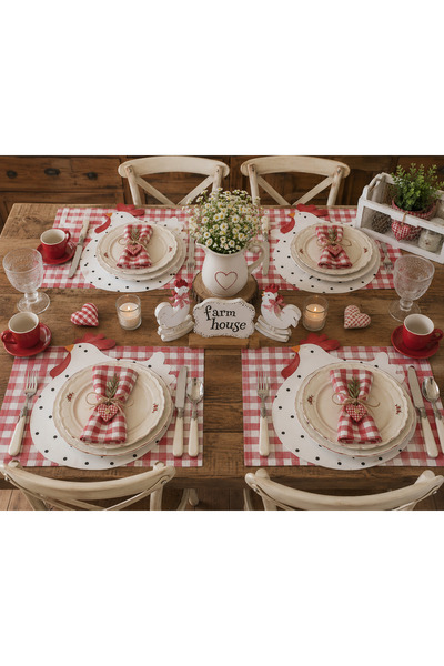 Sister Home Design Farmhouse Tavuk Supla Seti 4 Kişilik | Country Stil Tavuk ...