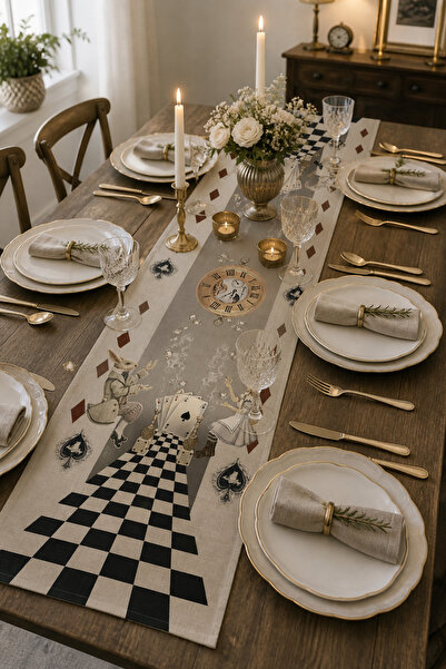 Sister Home Design Alice In Wonderland Iskambil Ranır - Runner