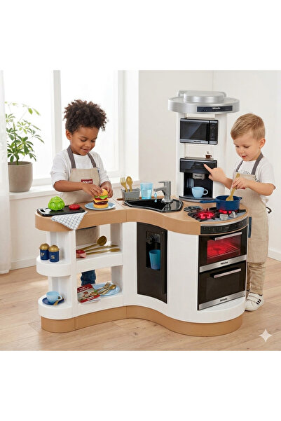 Klein Toys Çocuk Oyuncak XXL Çok Amaçlı Mutfak Seti Wave Kitchen Tasty High Q...