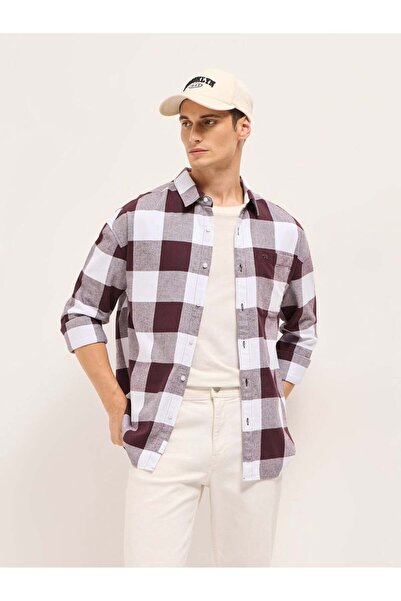 The Bear House Men's long Sleeve Shirt, breathable, soft comfort Fabric