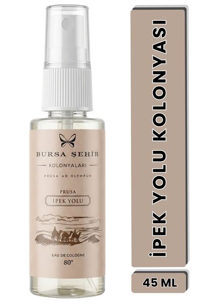 BURSA ŞEHİR KOLONYALARI , İPEK YOLU KOLONYASI, SEYAHAT BOY, 45 ML, 80 DERECE