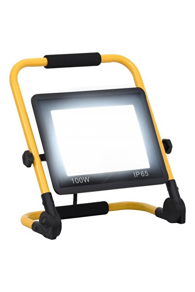 Concept Proiector cu LED și mâner, alb rece, 100 W