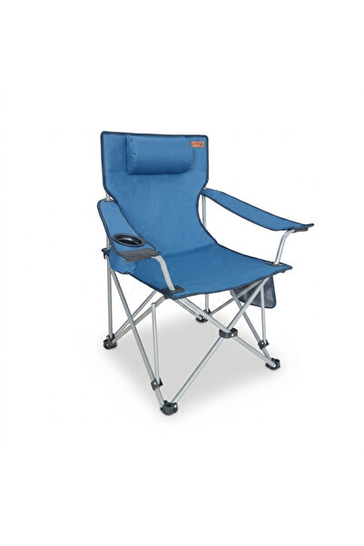 MADFOX ChillSeat Yastıklı Katlanabilir Kamp Sandalyesi Bardaklıklı Taşıma Çan...