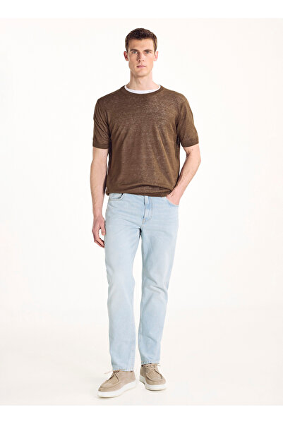 Ted Baker Açık Mavi Erkek Denim Pantolon TBMRDN2001