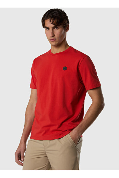 North Sails Kırmızı Erkek T-Shirt NS0000693156