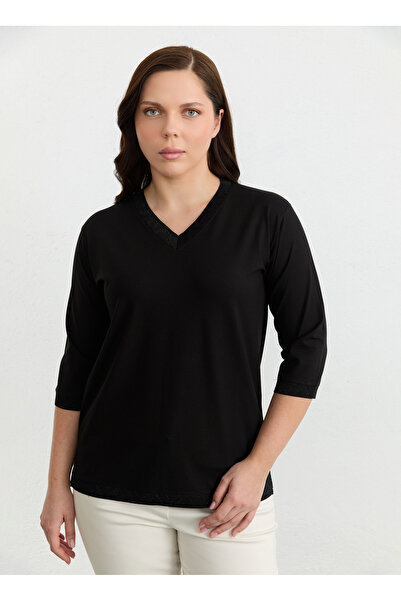 Selen Siyah Kadın Bluz 26YSL8342