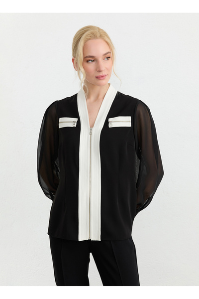 Selen Siyah Kadın Ceket 26YSL1595