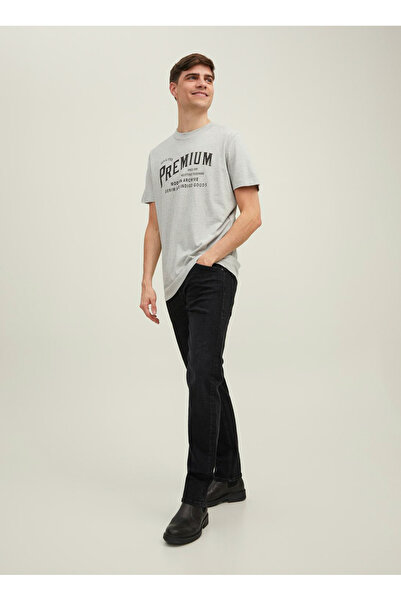 Jack & Jones Siyah Erkek Tapered Fit Denim Pantolon 12217106 JJIMIKE JJORIGIN...