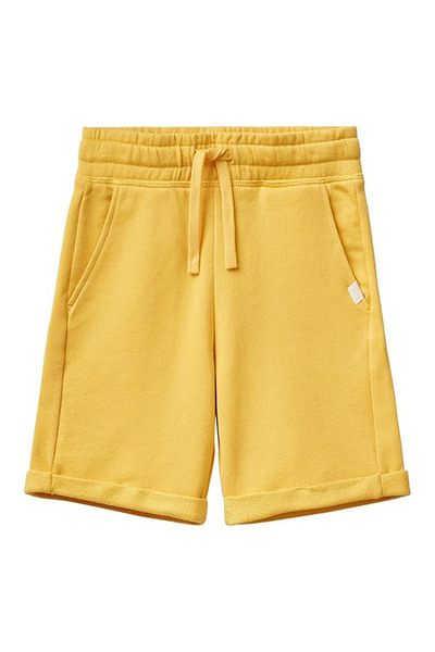 United Colors of Benetton Sarı Erkek Çocuk Regular Fit Baskılı Şort 3J68C901G