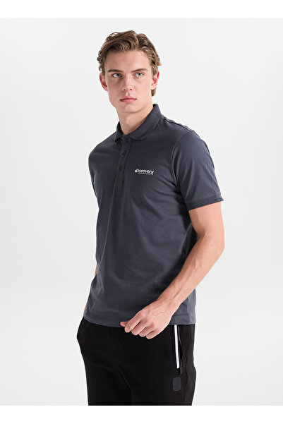 Discovery Expedition D6SM-TST3800 Antrasit Erkek Polo T-Shirt