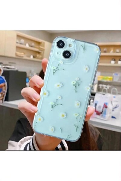 3GEN CASE İphone 13- İphone 14 Uyumlu Desenli Şeffaf Silikon Kılıf
