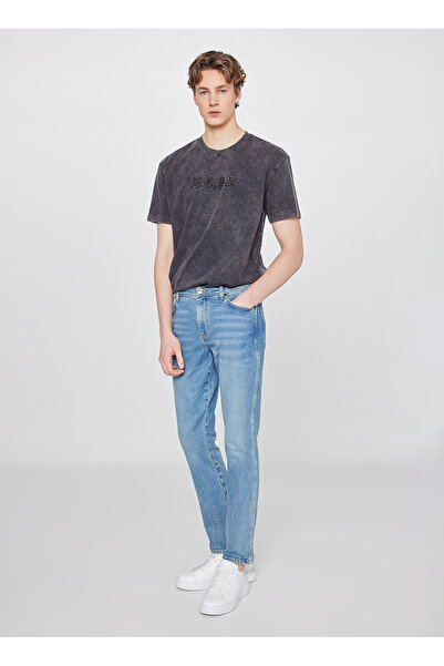 WRANGLER Lacivert Erkek Slim Fit Denim Pantolon W12S005410 Texas Slim Jean Pa...