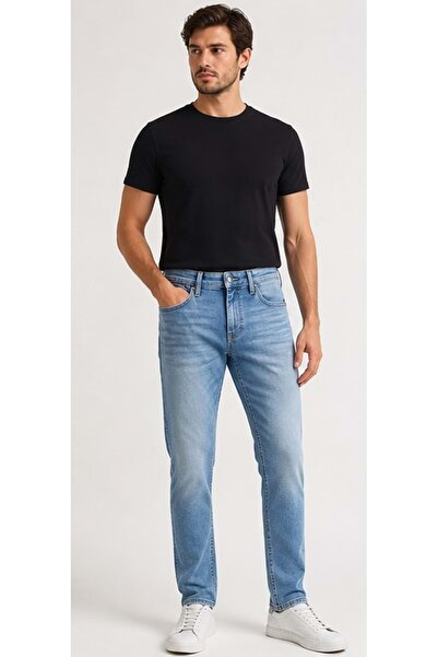 Mavi M00351A3240 Marcus Mid Blue Ultra Move Jean Pantolon Erkek Kot Pantolon