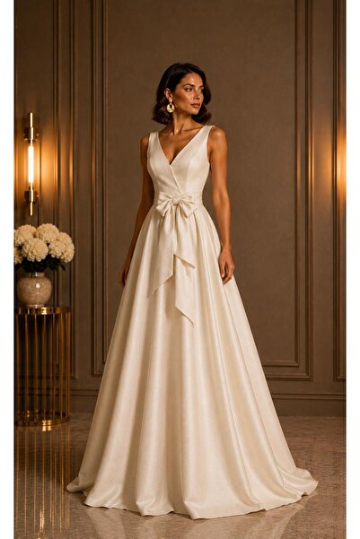 SERAVENZA COUTURE Maxi Boy Double-Breasted Stylish Event Dress with Closure a...