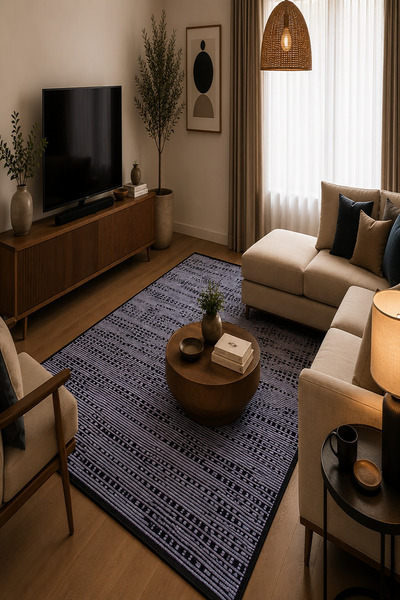 Prestij Home TEKSTİL Şönil Yıkanabilir Pamuk Kilim Salon Koridor Mutfak Halıs...