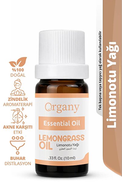 Organy Stres ve Kaygı Azaltıcı Limonotu Yağı %100 Doğal Ferahlatıcı Aromatera...