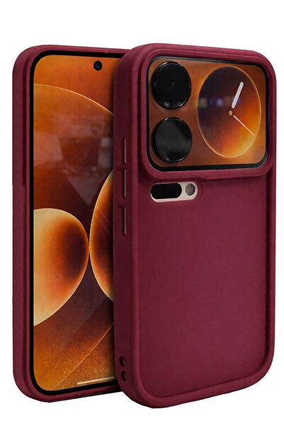 Vissona mi 17 PRO Uyumlu Kamera Çıkıntılı Mat Silikon Telefon Kılıfı
