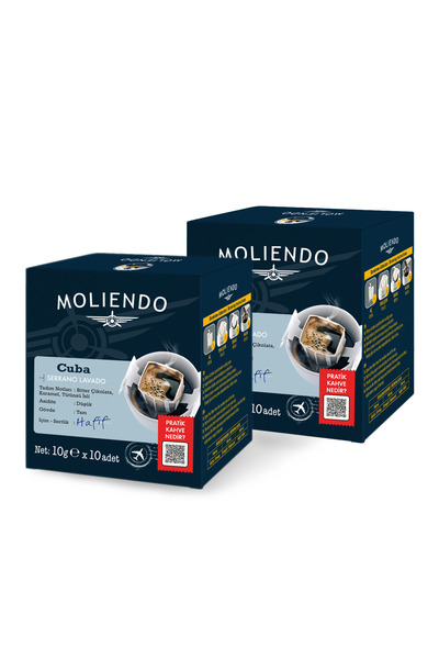 Moliendo Finest Coffee Cuba Serrano Lavado Pratik Filtre Kahve Avantaj Paketi...