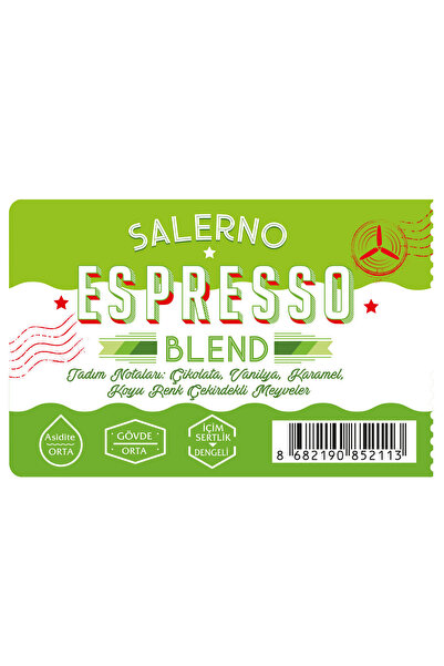 Moliendo Finest Coffee Salerno Espresso Blend Kahve (Çekirdek Kahve) 250 g