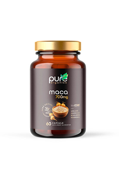 pureorganics Maca – Extract Lepidium meyenii 15:1, 1% macamide | 60 capsule
