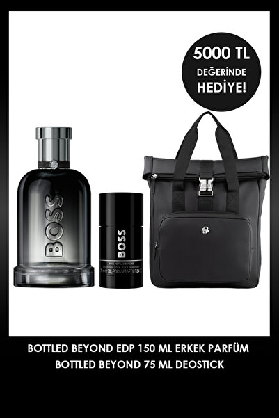 BOSS Bottled Beyond EDP 150 ml Erkek Parfüm & Bottled Beyond 75 ml Deodorant ...