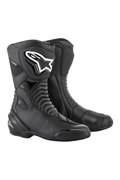 Alpinestars SMX S WP Korumalı Spor Motosiklet Botu Siyah