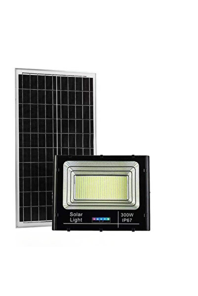 Jortan Proiector LED Solar Profesional JORTAN, 300W, Panou Fotovoltaic Inclus...