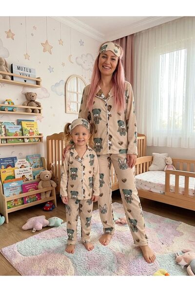 ALİŞ KİDS Σετ πιτζάμες για τη σεζόν " Mother-Daughter " από βαμβακερό ύφασμα ...