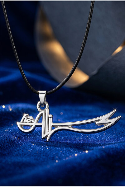 Takı Dükkanı Hz. Ali Zülfikar Sword Necklace Men Women Unisex Model Bbk58