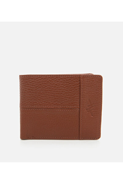 Hotiç Genuine Leather Tan Men's Wallet