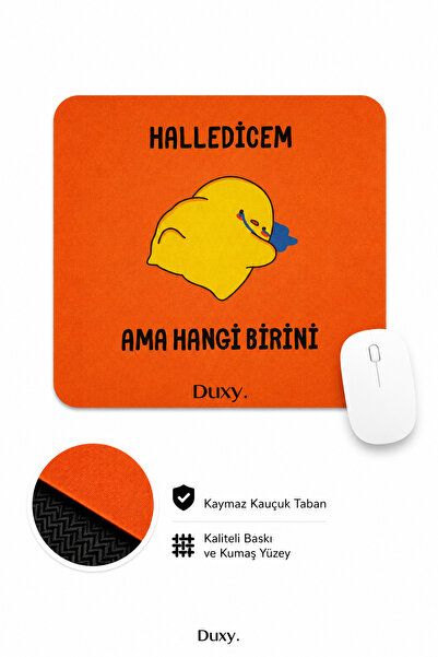 Duxy Mouse pad cu model amuzant, 23x19 cm, bază anti-alunecare, confortabil ș...